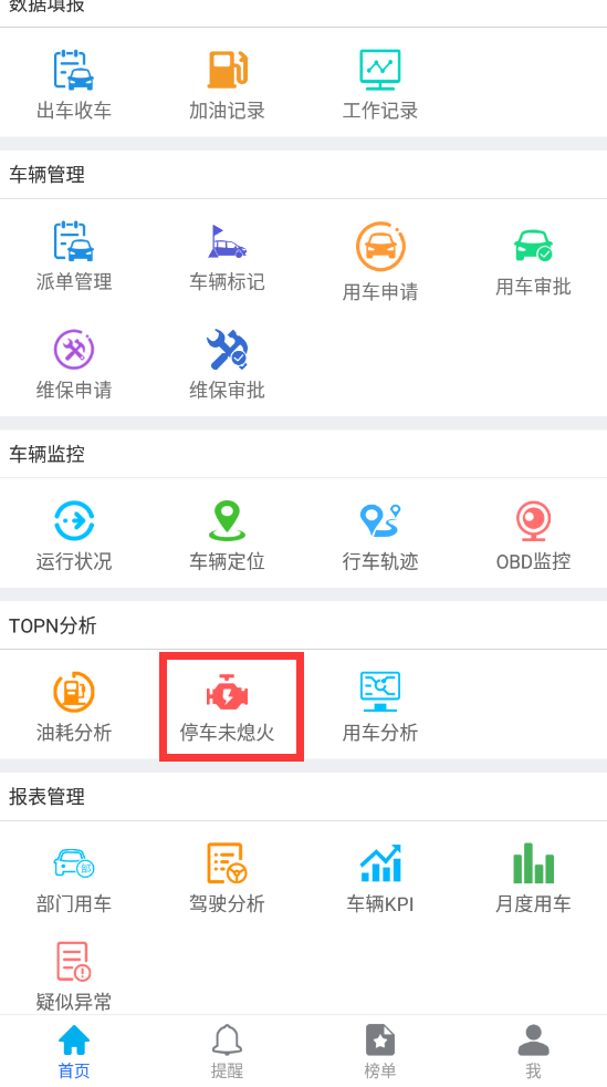 停车未熄火操作说明图 1